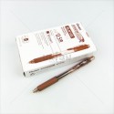 PENTEL ปากกาหมึกเจลกด 0.5 ENERGEL X BLN105 <1/12>น้ำตาล